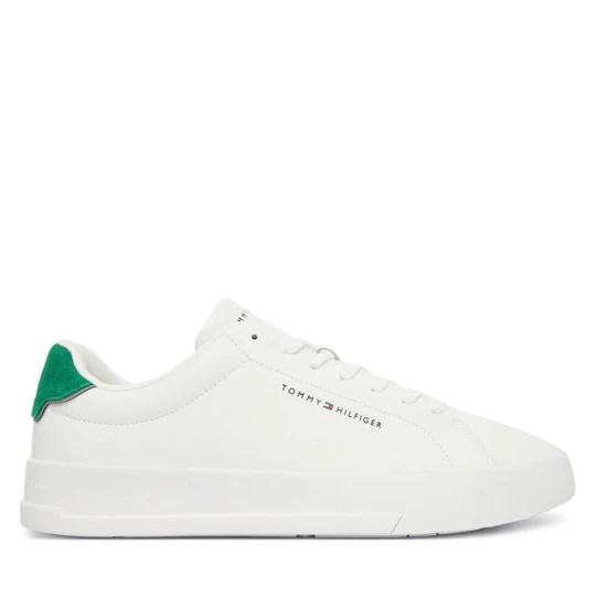Zdjęcie produktu Sneakersy Tommy Hilfiger Th Court Lth Detail Ess FM0FM05367 Biały