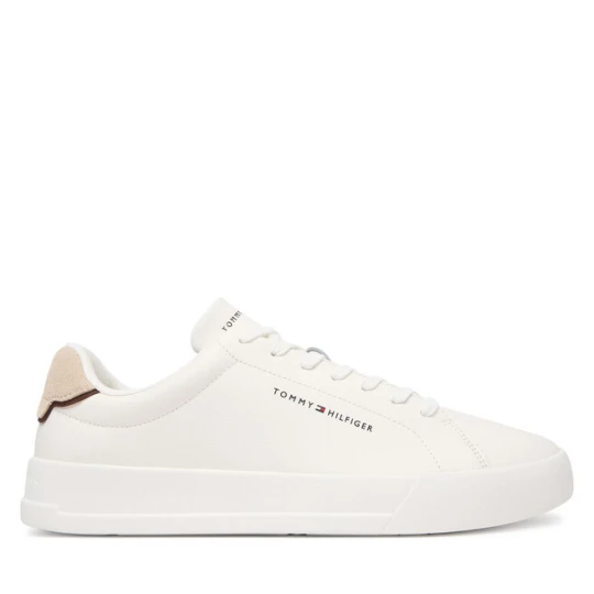 Zdjęcie produktu Sneakersy Tommy Hilfiger Th Court Lth Detail Ess FM0FM05367 Biały