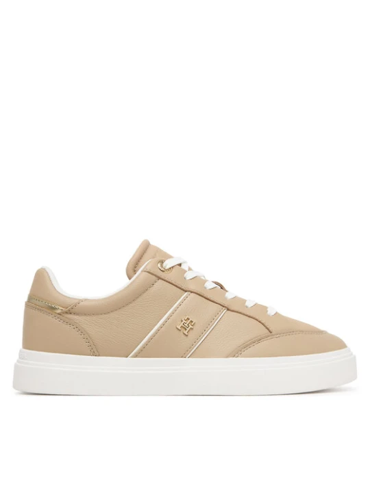 Zdjęcie produktu Sneakersy Tommy Hilfiger Th Feminine Cupsole FW0FW09600 Beżowy