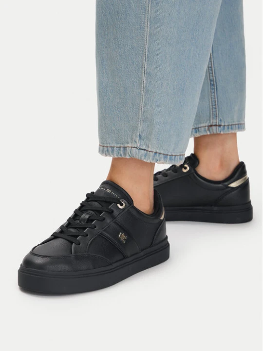 Zdjęcie produktu Sneakersy Tommy Hilfiger Th Feminine Cupsole FW0FW09600 Czarny