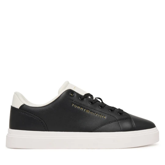 Zdjęcie produktu Sneakersy Tommy Hilfiger Th Feminine Cupsole Leather FW0FW09105 Czarny