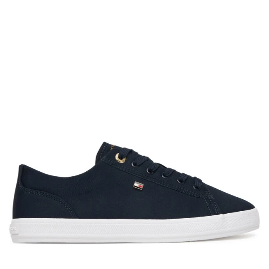 Zdjęcie produktu Sneakersy Tommy Hilfiger Th Foxing Sneaker Canvas FW0FW09170 Granatowy