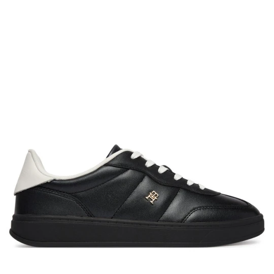 Zdjęcie produktu Sneakersy Tommy Hilfiger Th Heritage Shiny Sneaker FW0FW09179 Czarny