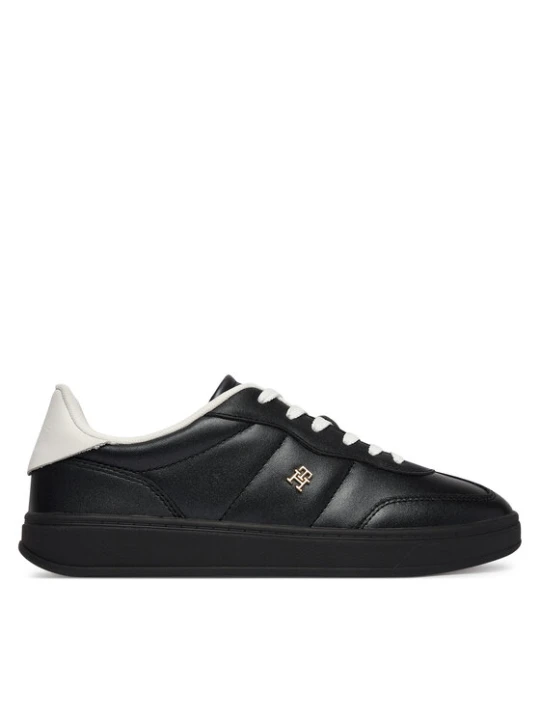 Zdjęcie produktu Sneakersy Tommy Hilfiger Th Heritage Shiny Sneaker FW0FW09179 Czarny