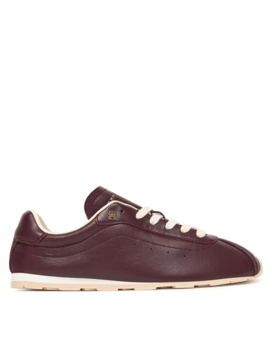 Zdjęcie produktu Sneakersy Tommy Hilfiger Th Low Profile Runner FW0FW08951 Bordowy