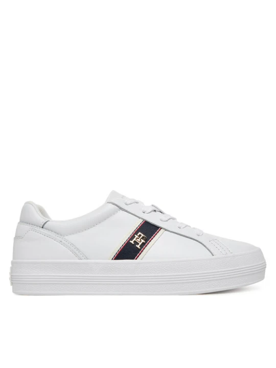Zdjęcie produktu Sneakersy Tommy Hilfiger Vulc Webbing Sneaker FW0FW08903 Biały