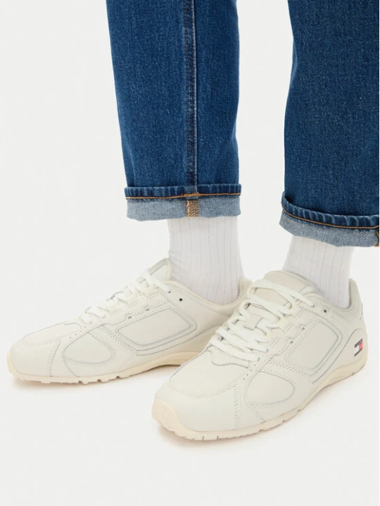 Zdjęcie produktu Sneakersy Tommy Jeans Archive '97 Lite Leather EN0EN02942 Kremowy