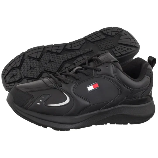Zdjęcie produktu Sneakersy Tommy Jeans LTH Runner Tripie Black EM0EM01776 0GJ (TH1521-a) Tommy Hilfiger