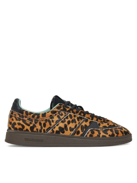 Zdjęcie produktu Sneakersy Tommy Jeans The Greenwich Edge Leopard EN0EN02904 Brązowy
