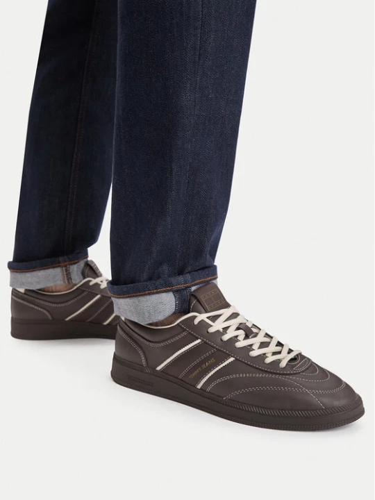 Zdjęcie produktu Sneakersy Tommy Jeans The Greenwich Edge Stitching EM0EM01708 Brązowy