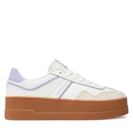 Zdjęcie produktu Sneakersy Tommy Jeans The Greenwich Flatform EN0EN02807 Écru Kremowy