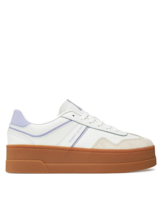 Zdjęcie produktu Sneakersy Tommy Jeans The Greenwich Flatform EN0EN02807 Écru Kremowy