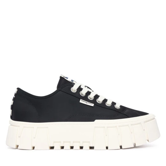 Zdjęcie produktu Sneakersy Tommy Jeans Tj Platform Sneaker Zebra EN0EN03070 Czarny