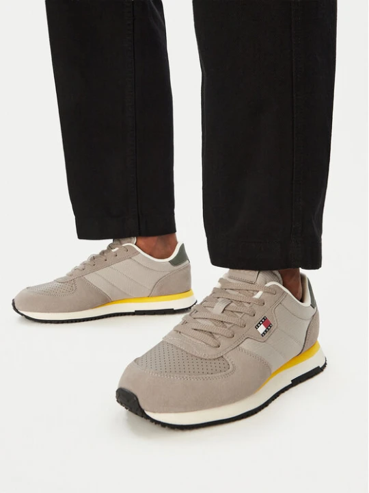 Zdjęcie produktu Sneakersy Tommy Jeans Tj Runner Flag Mix EM0EM01774 Beżowy