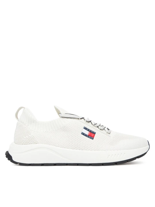 Zdjęcie produktu Sneakersy Tommy Jeans Tjm Runner Knitted EM0EM01580 Écru Kremowy