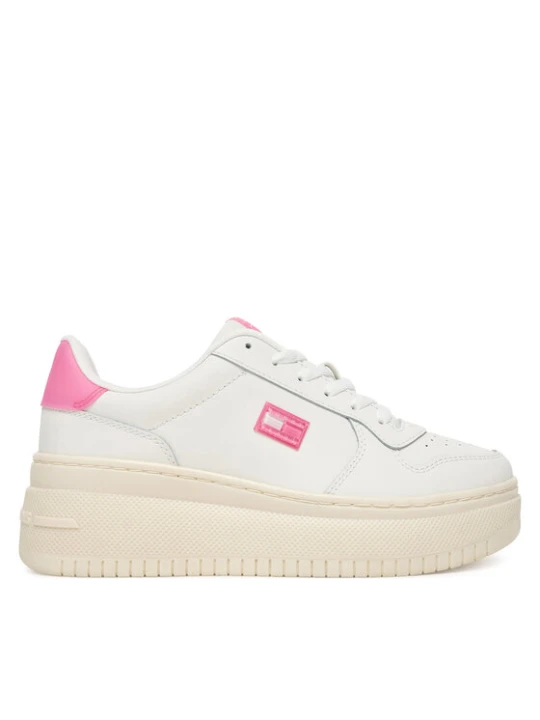 Zdjęcie produktu Sneakersy Tommy Jeans Tjw Basket Flatform EN0EN02981 Biały