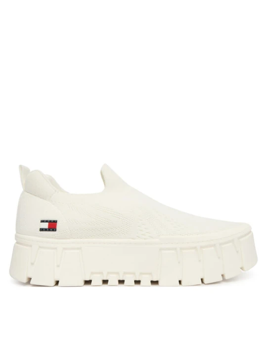Zdjęcie produktu Sneakersy Tommy Jeans Tjw Chunky Knit Sneaker EN0EN03014 Biały