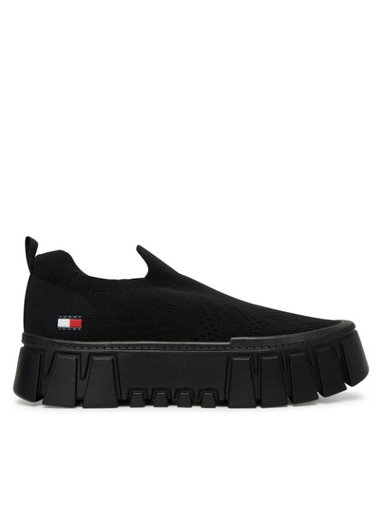 Zdjęcie produktu Sneakersy Tommy Jeans Tjw Chunky Knit Sneaker EN0EN03014 Czarny
