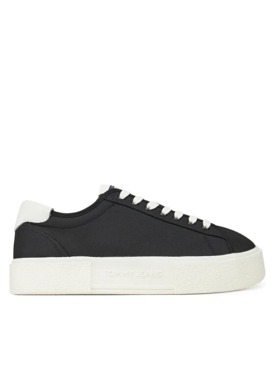 Zdjęcie produktu Sneakersy Tommy Jeans Tjw Flatform Canvas Sneaker EN0EN02792 Czarny