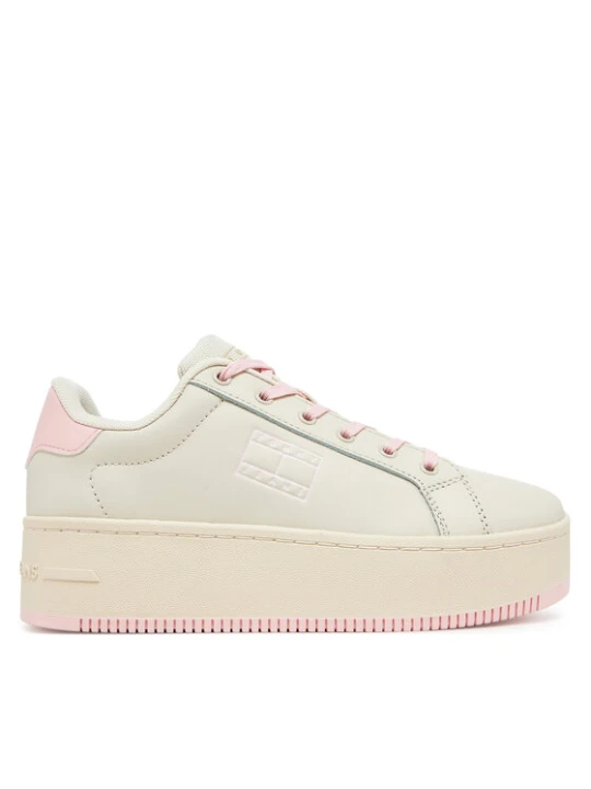 Zdjęcie produktu Sneakersy Tommy Jeans Tjw Flatform Ess EN0EN02518 Różowy