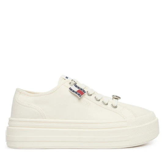 Zdjęcie produktu Sneakersy Tommy Jeans Tjw Flatform Sneaker Charms EN0EN02959 Biały