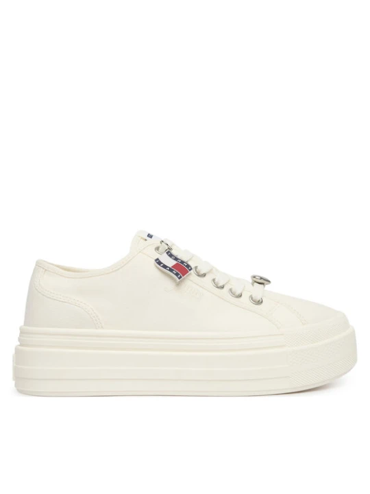 Zdjęcie produktu Sneakersy Tommy Jeans Tjw Flatform Sneaker Charms EN0EN02959 Biały