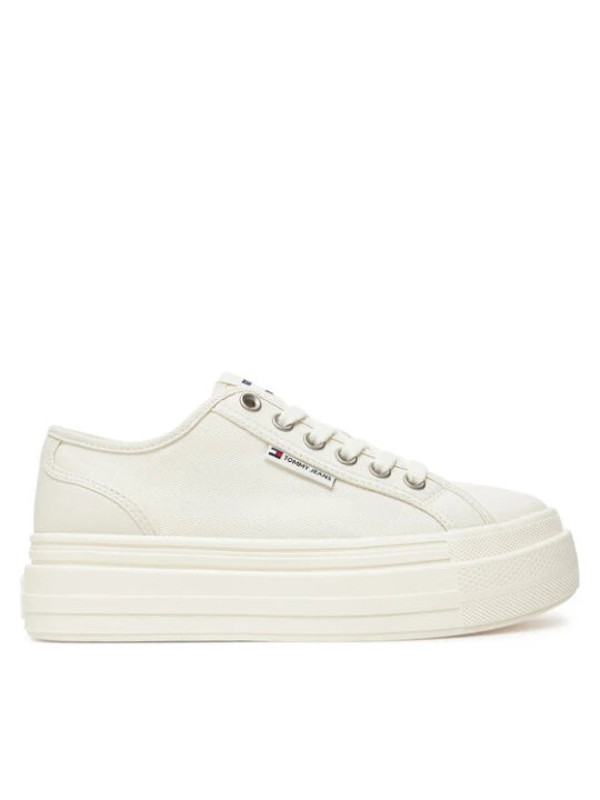Zdjęcie produktu Sneakersy Tommy Jeans Tjw Foxing Flatform Lc EN0EN02736 Biały