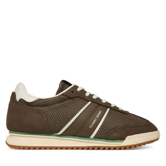 Zdjęcie produktu Sneakersy Tommy Jeans Tjw Low Profile Runner EN0EN02862 Brązowy