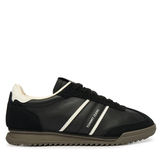 Zdjęcie produktu Sneakersy Tommy Jeans Tjw Low Profile Runner Lthr Mix EN0EN03001 Czarny