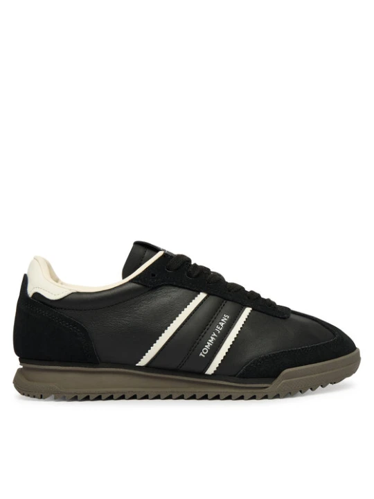 Zdjęcie produktu Sneakersy Tommy Jeans Tjw Low Profile Runner Lthr Mix EN0EN03001 Czarny