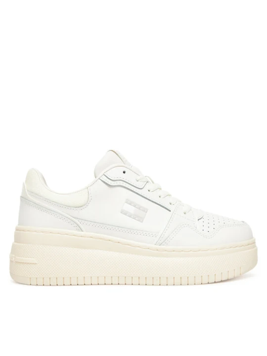 Zdjęcie produktu Sneakersy Tommy Jeans Tjw Retro Basket Flatform EN0EN02840 Écru Kremowy