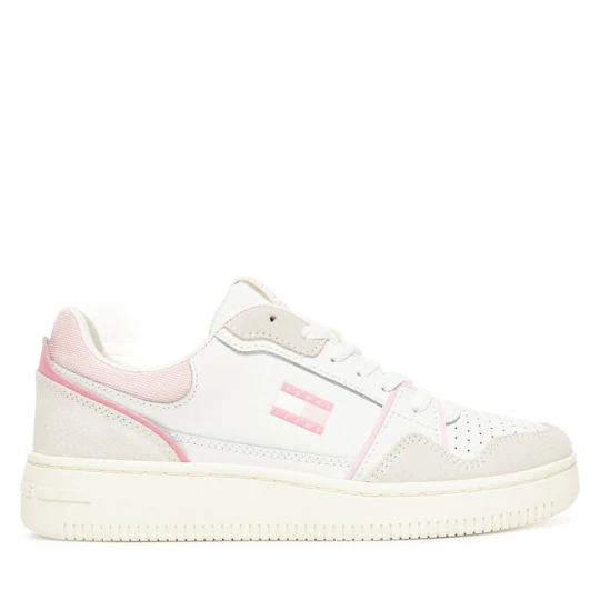 Zdjęcie produktu Sneakersy Tommy Jeans Tjw Retro Basket Sneaker EN0EN02818 Écru Kremowy