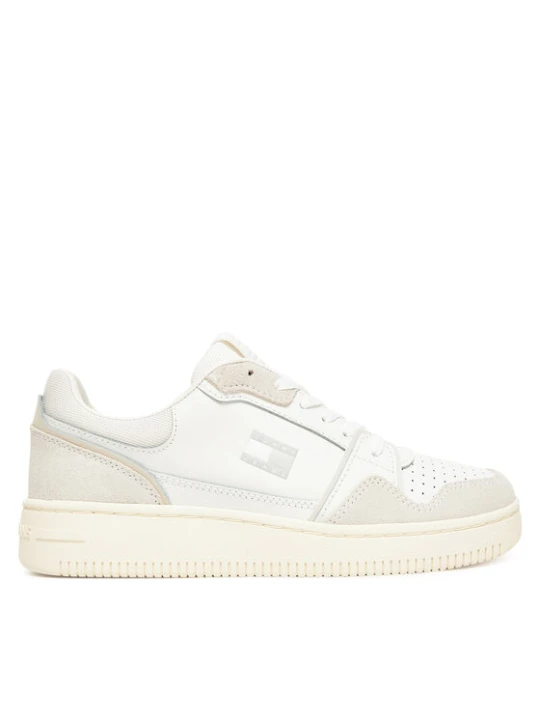 Zdjęcie produktu Sneakersy Tommy Jeans Tjw Retro Basket Sneaker EN0EN02818 Écru Kremowy