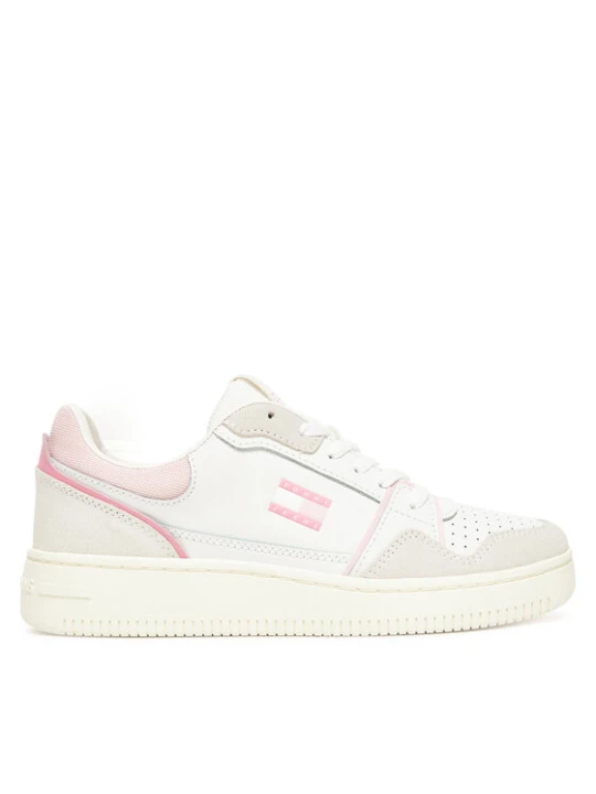 Zdjęcie produktu Sneakersy Tommy Jeans Tjw Retro Basket Sneaker EN0EN02818 Écru Kremowy
