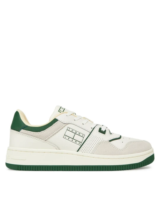 Zdjęcie produktu Sneakersy Tommy Jeans Tjw Retro Basket Washed Suede EN0EN02773 Biały