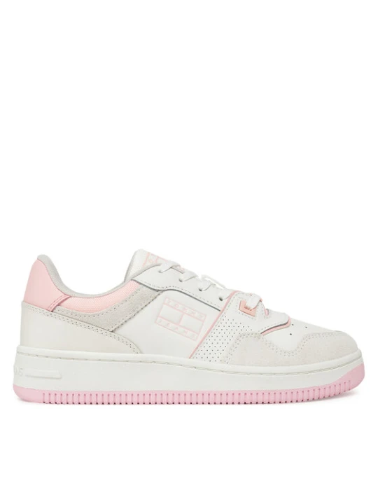 Zdjęcie produktu Sneakersy Tommy Jeans Tjw Retro Basket Washed Suede EN0EN02773 Biały