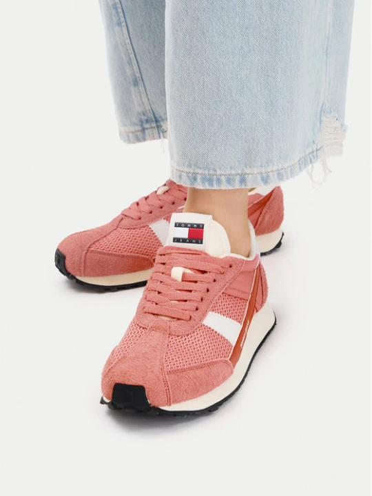 Zdjęcie produktu Sneakersy Tommy Jeans Tjw Retro Runner Archive EN0EN03013 Różowy