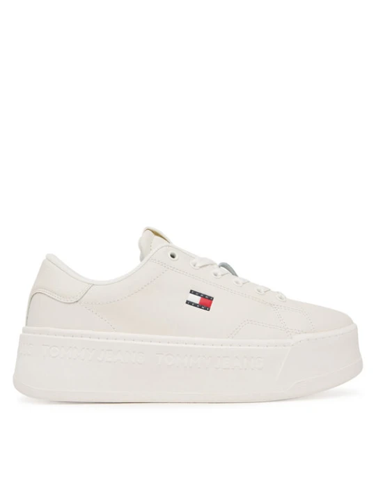 Zdjęcie produktu Sneakersy Tommy Jeans Tjw Script Cupsole Flatform EN0EN02961 Biały