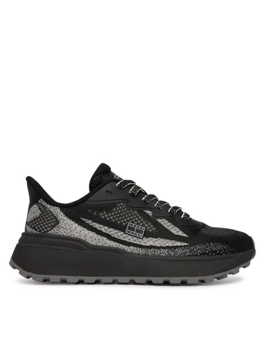 Zdjęcie produktu Sneakersy Tommy Jeans Tjw Sporty Knit Runner EN02962 Czarny