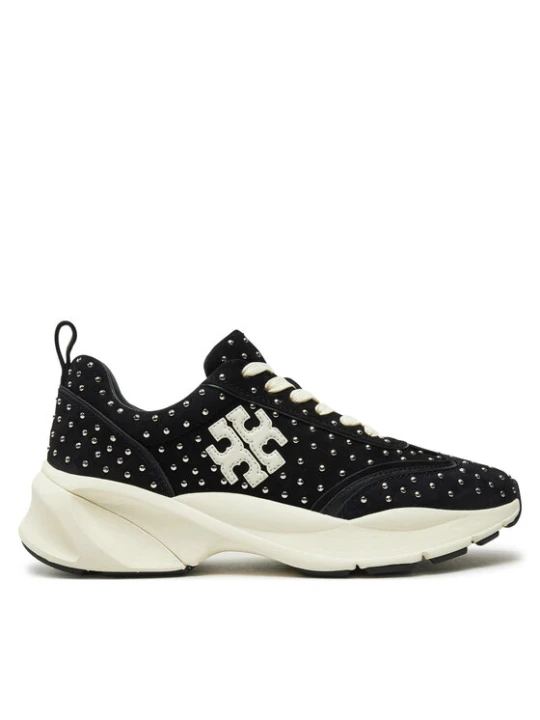 Zdjęcie produktu Sneakersy Tory Burch Good Luck Studded Trainer 161961 Czarny
