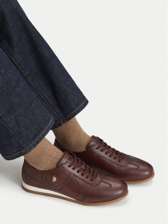 Zdjęcie produktu Sneakersy U.S. Polo Assn. EO-VERIS001W / GL1 Brązowy