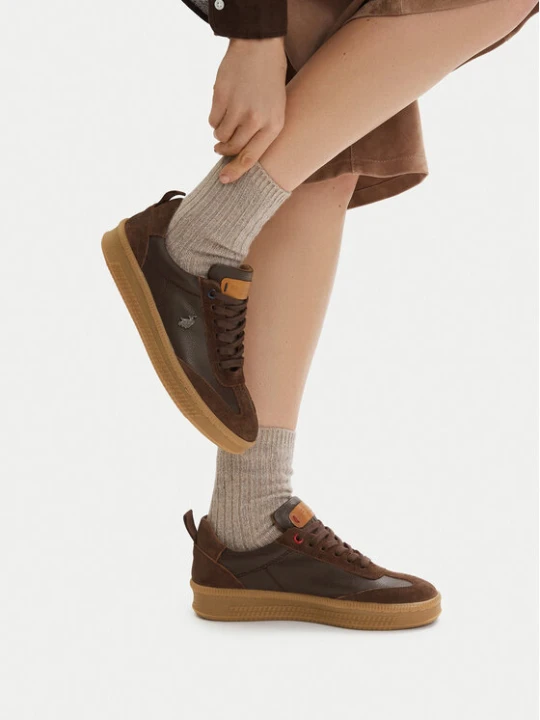 Zdjęcie produktu Sneakersy U.S. Polo Assn. EO-YANA001W / 6SL1 Brązowy