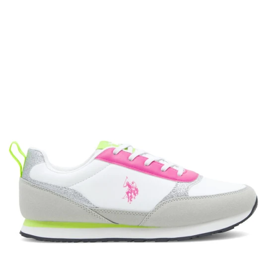 Zdjęcie produktu Sneakersy U.S. Polo Assn. NOBIK013 Białe złoto
