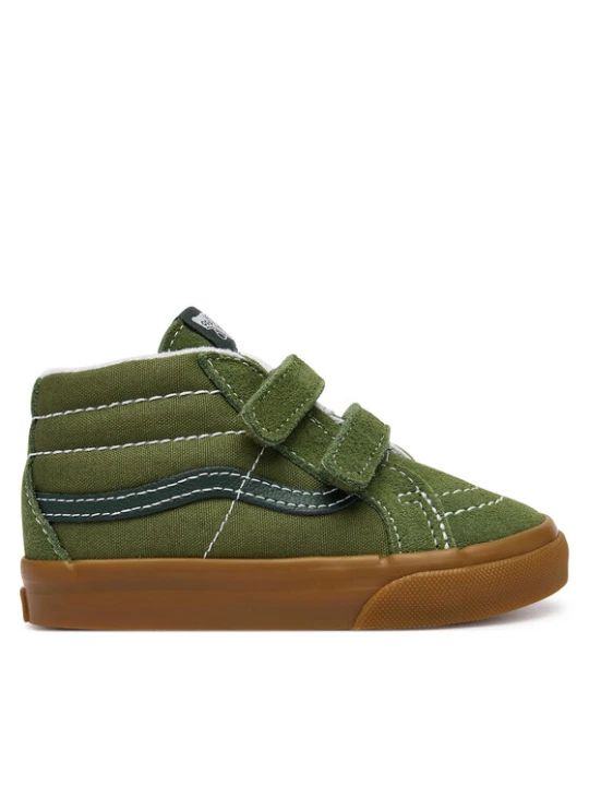 Zdjęcie produktu Sneakersy Vans Sk8-Mid Reissue V VN000Y0VGRK1 Zielony ciemny