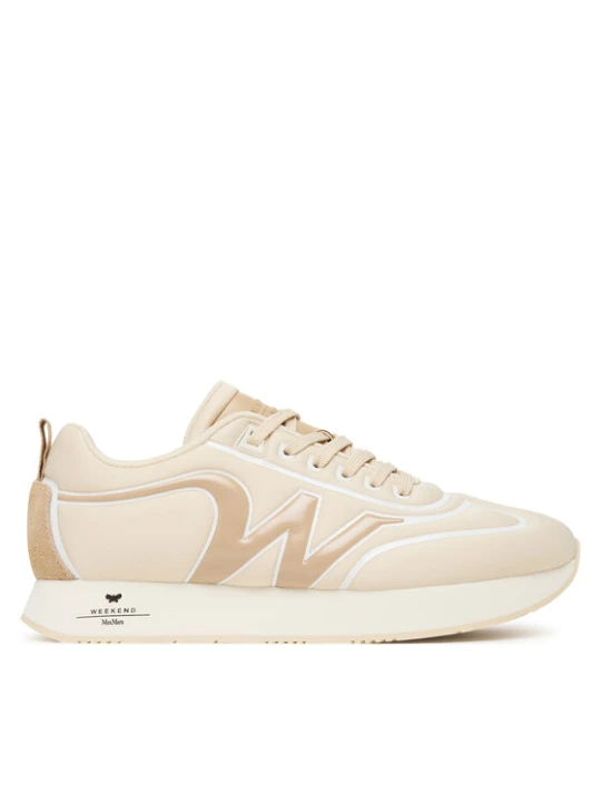 Zdjęcie produktu Sneakersy Weekend Max Mara 2525766034650 Écru Kremowy