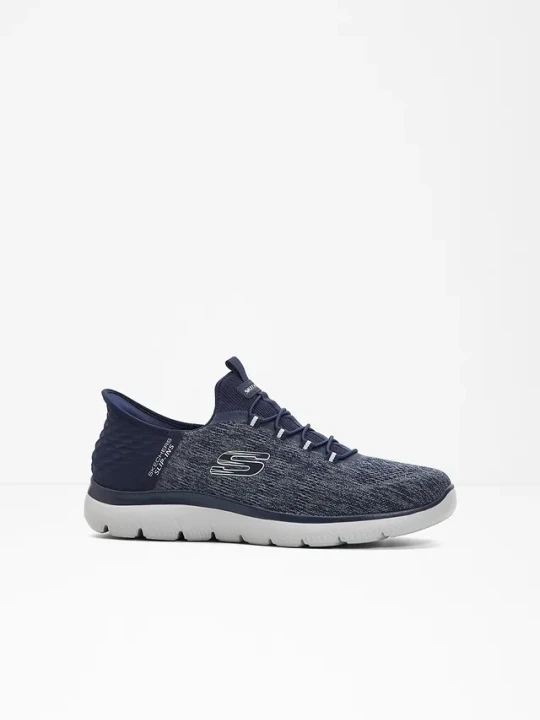 Zdjęcie produktu Sneakersy wsuwane Skechers BonPrix niebieski