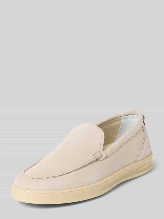 Zdjęcie produktu Sneakersy wsuwane ze skóry z gumową podeszwą Woolrich
