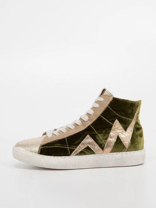 Zdjęcie produktu Sneakersy wysokie AllSaints zielony