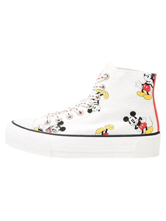 Zdjęcie produktu Sneakersy wysokie Bershka biały