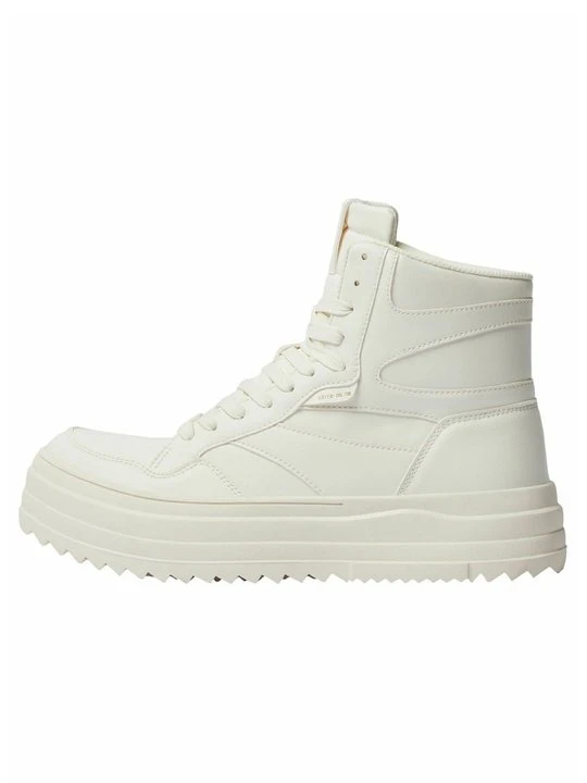Zdjęcie produktu Sneakersy wysokie Bershka biały